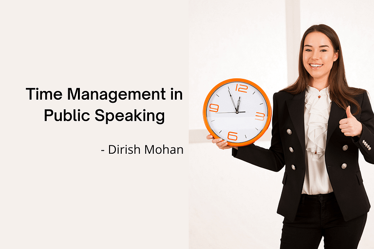 Time management in public speaking